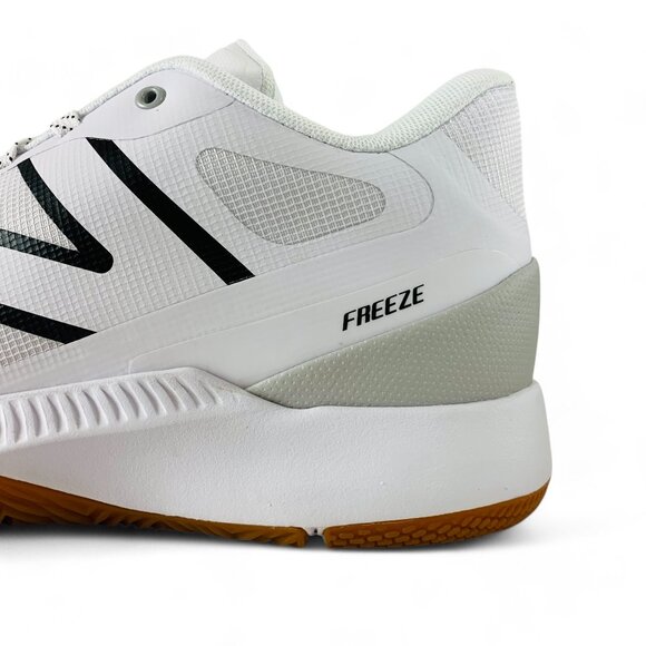 New Balance FreezeLX v4 Box Men's Lacrosse Shoes LAX White Gum FREEZBW4 - Picture 7 of 10